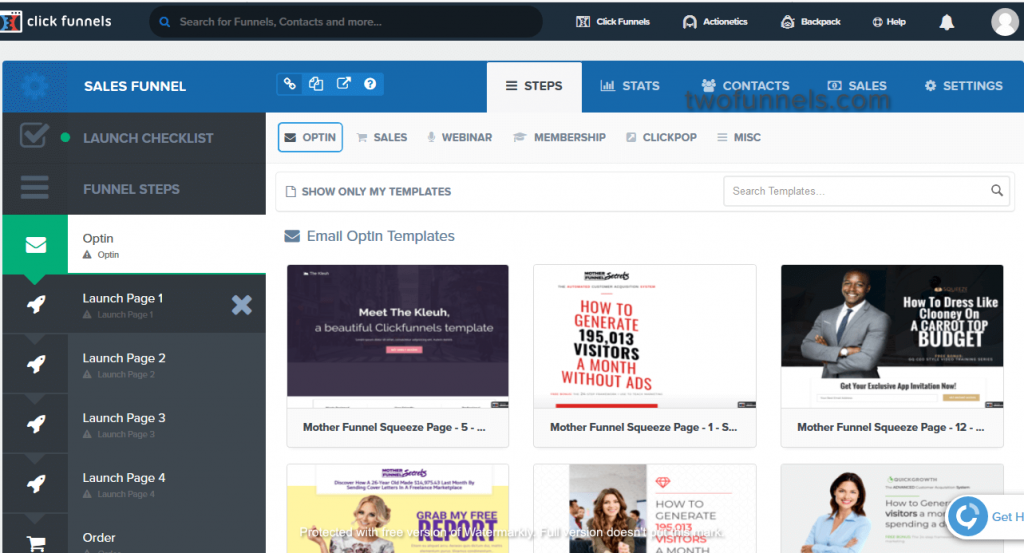 click funnels templates